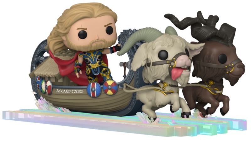 FUNKO ACTION FIGURES FUNKO POP RIDES THOR L&T: THOR W/ GOAT BOAT